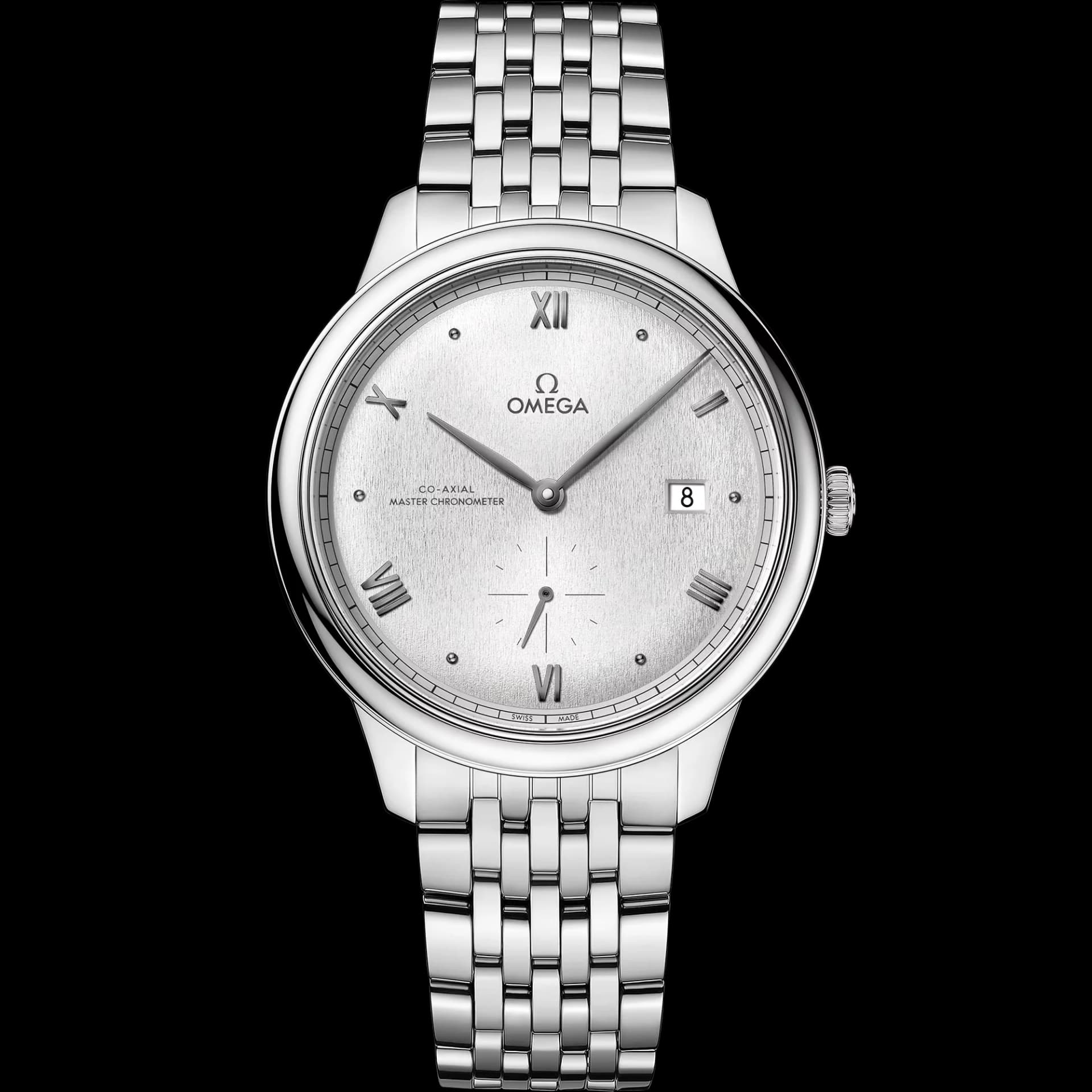 Omega De Ville Prestige Co-Axial Master Chronometer Small Seconds 41 mm – Steel on Steel, Silver Dial 1