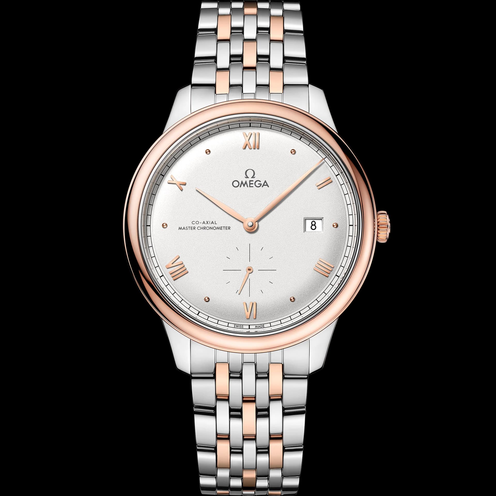 Omega De Ville Prestige Co-Axial Master Chronometer Small Seconds 41 mm – Steel - Sedna Gold on Steel - Sedna Gold, Silver Dial 1