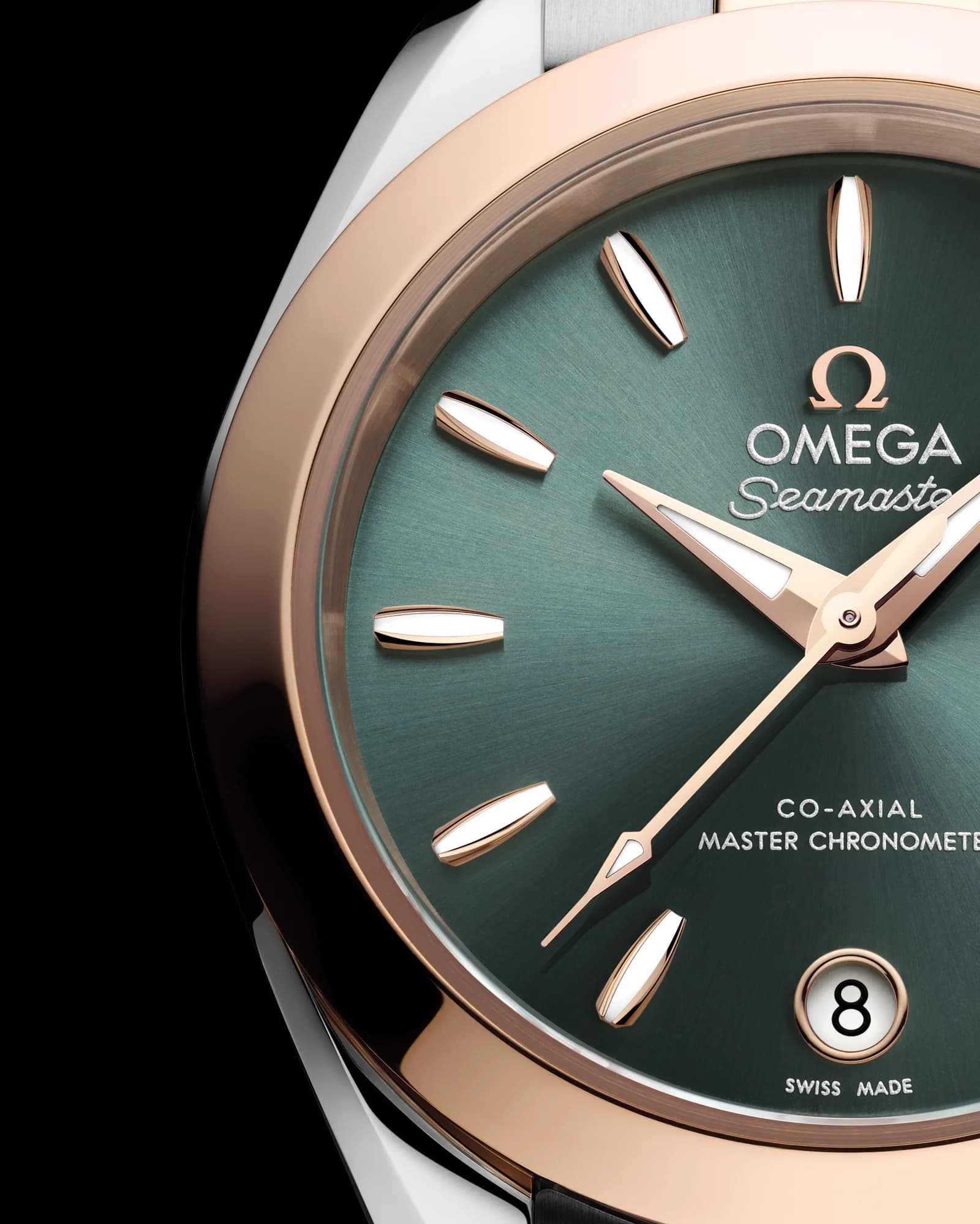 Omega Seamaster Aqua Terra 150M Co-Axial Master Chronometer 30 mm – Steel - Sedna Gold on Steel - Sedna Gold, Pine Green Dial 3