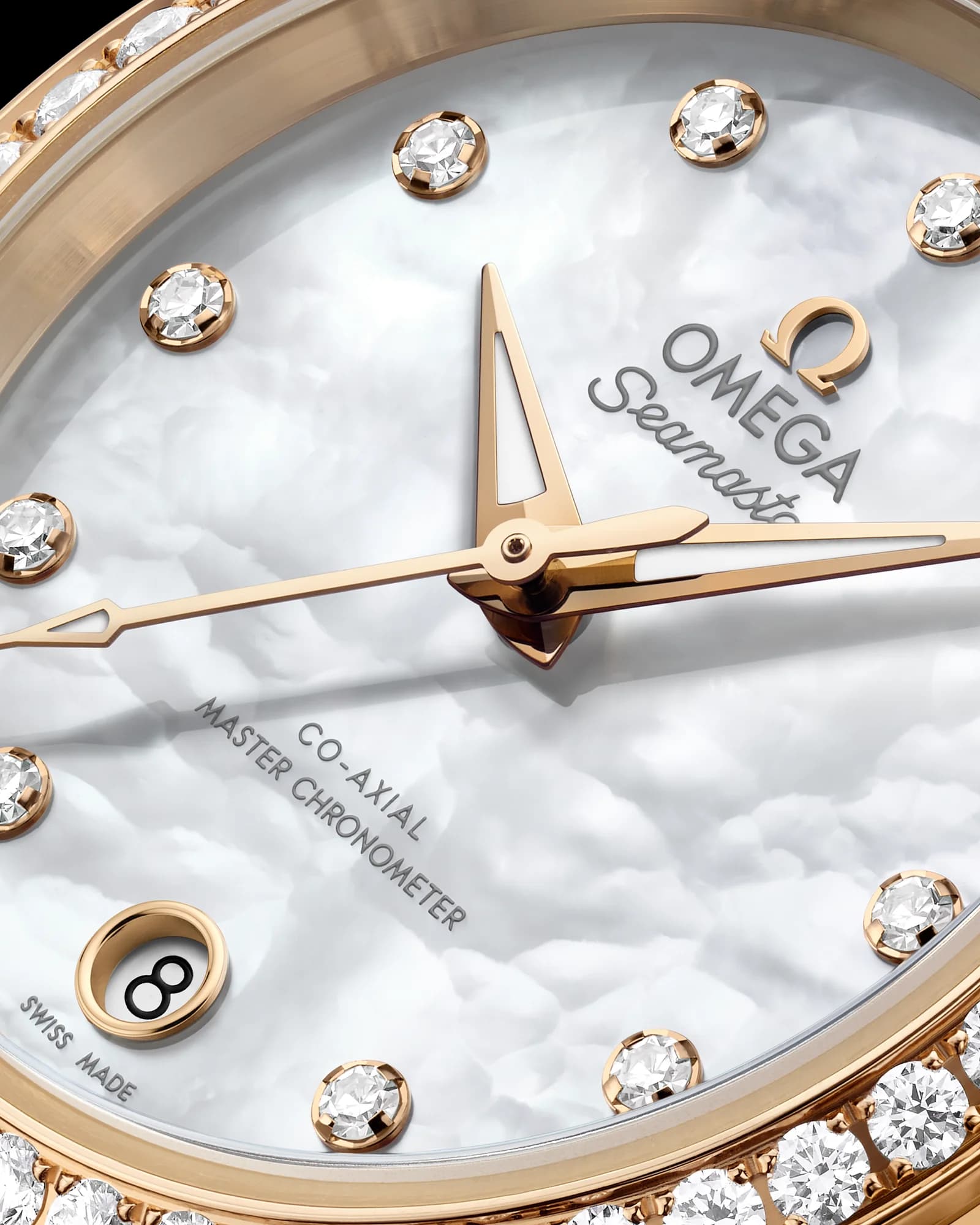 Omega Seamaster Aqua Terra 150M Co-Axial Master Chronometer 30 mm – Moonshine Gold on Moonshine Gold, White Dial 3