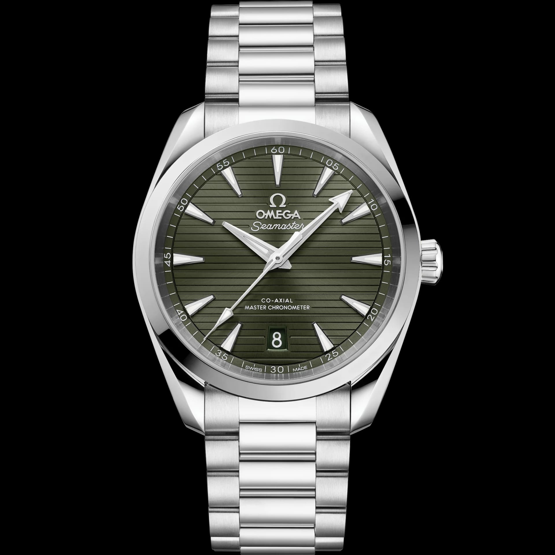 Omega Seamaster Aqua Terra 150M Co-Axial Master Chronometer 38 mm – Steel on Steel, Green Dial 1