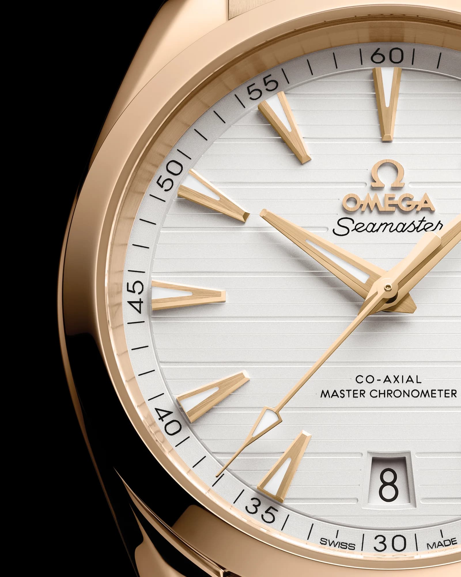 Omega Seamaster Aqua Terra 150M Co-Axial Master Chronometer 41 mm – Moonshine Gold on Moonshine Gold, Silver Dial 3