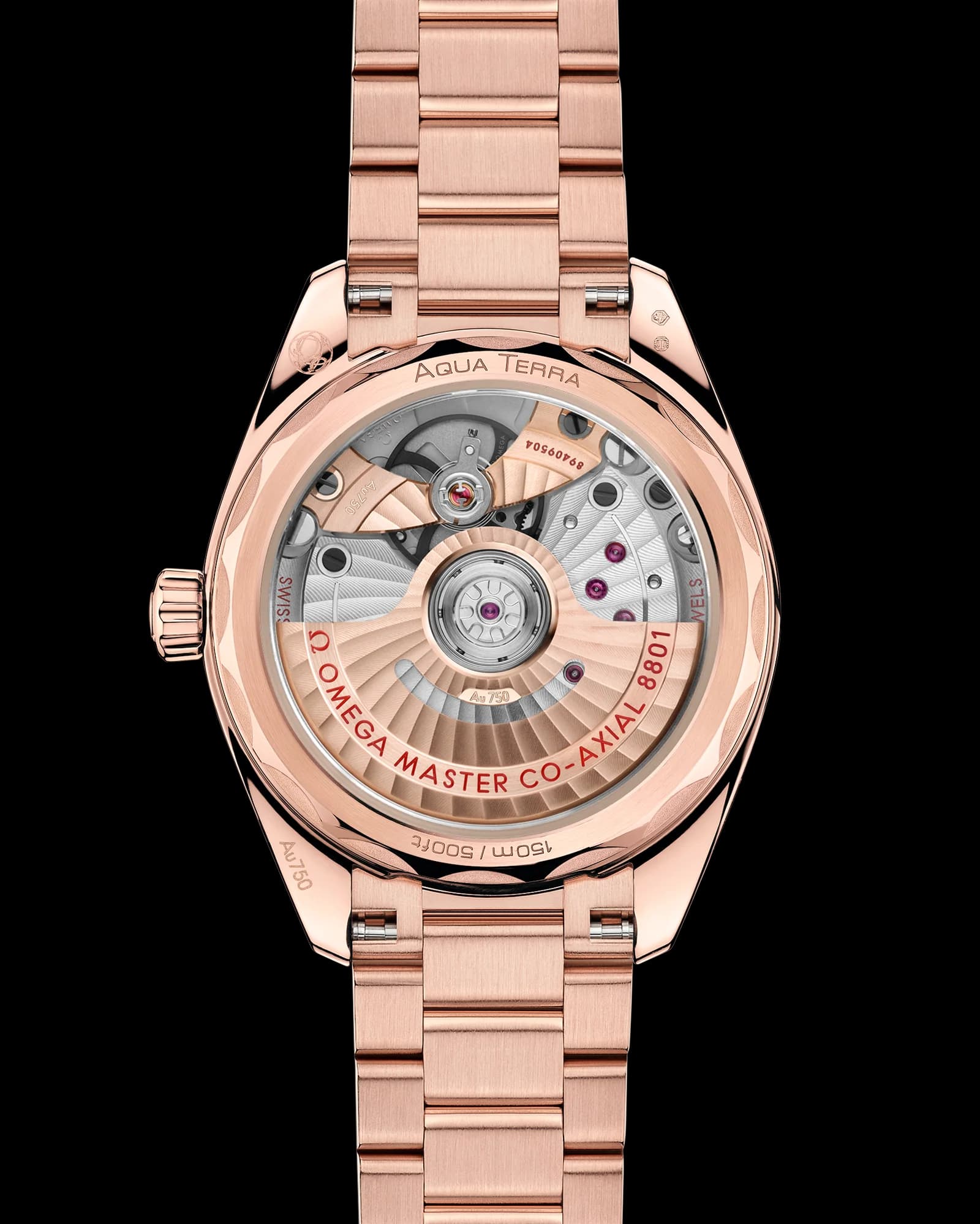Omega Seamaster Aqua Terra Shades Co-Axial Master Chronometer 34 mm – Sedna Gold on Sedna Gold, Lavender Dial 2