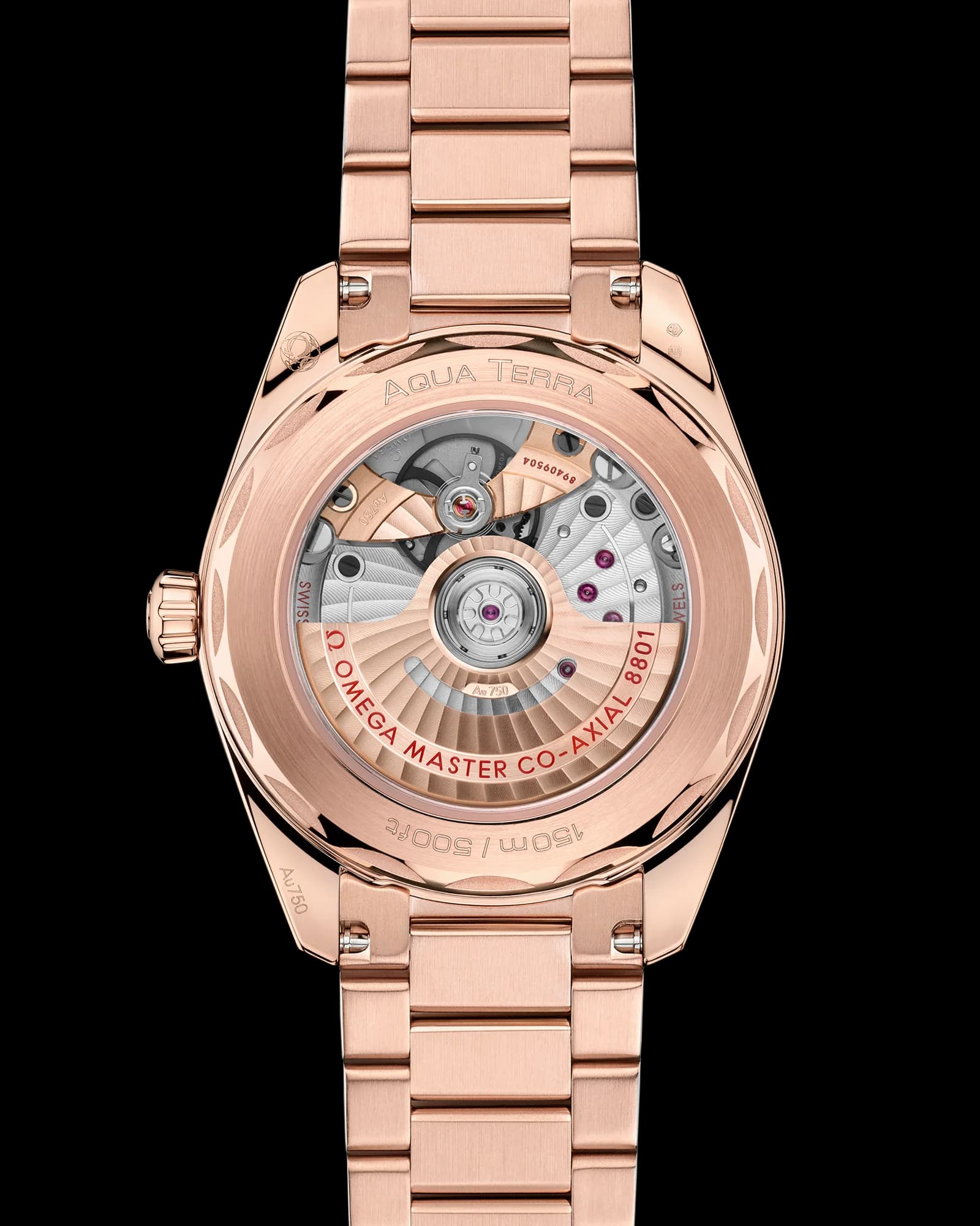 Omega Seamaster Aqua Terra Shades Co-Axial Master Chronometer 38 mm – Sedna Gold on Sedna Gold, Pink Dial 2