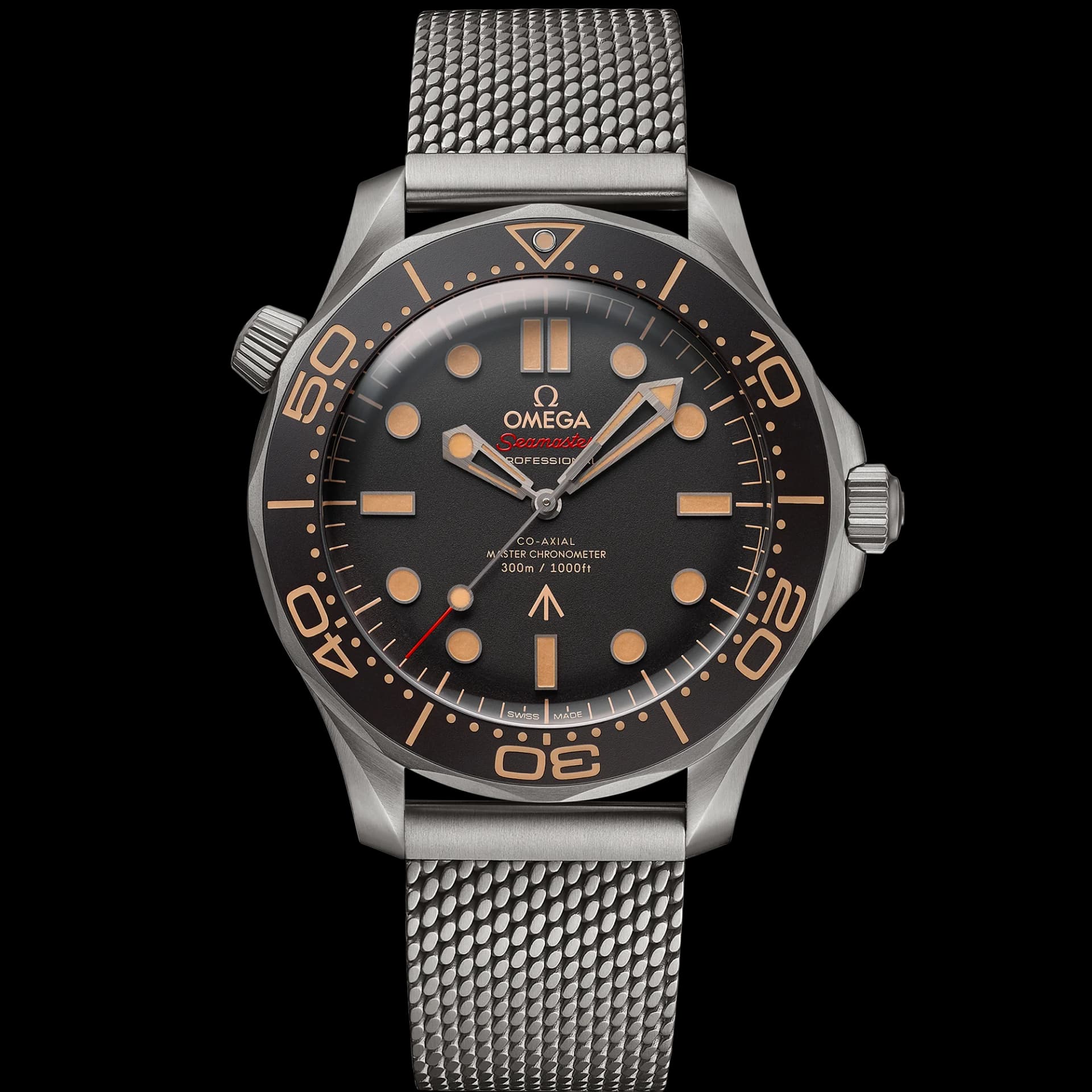 Omega Seamaster Diver 300M Co-Axial Master Chronometer 42 mm – Titanium on Titanium, Brown Dial 1