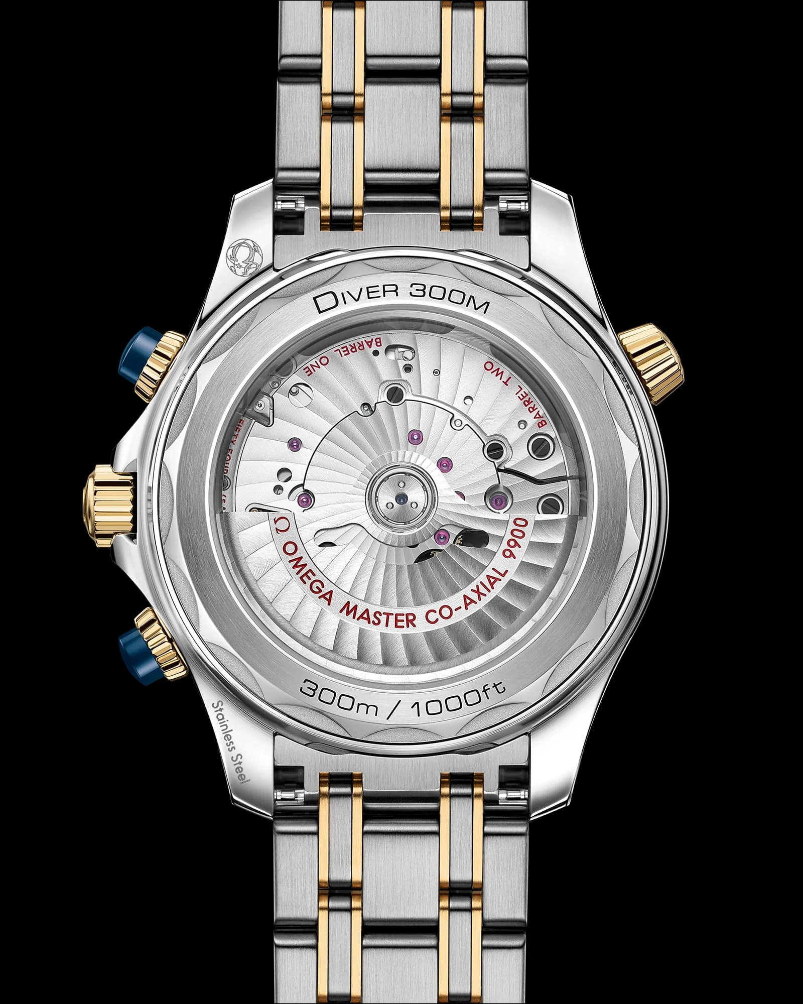 Omega Seamaster Diver 300M Co-Axial Master Chronometer Chronograph 44 mm – Steel - Yellow Gold on Steel - Yellow Gold, Blue Dial 2