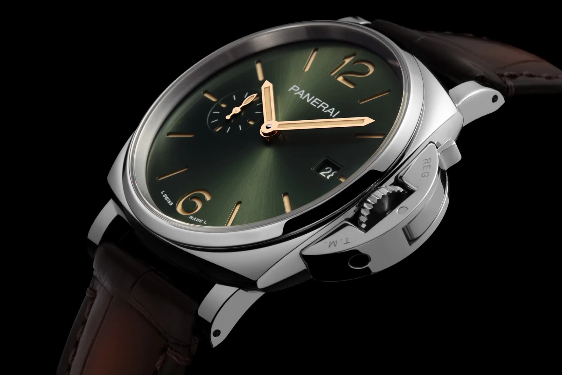Panerai Luminor Due 42 mm – Yeşil Kadran, Parlatılmış Panerai Platinumtech 3