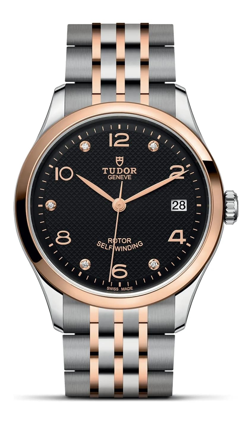 Tudor 1926 – 36 mm, Black Diamond-Set Dial, Steel and Rose Gold Bracelet 1