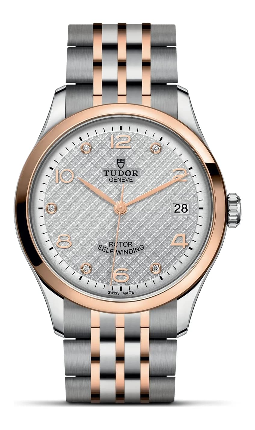 Tudor 1926 – 36 mm, Silver Diamond-Set Dial, Steel and Rose Gold Bracelet 1