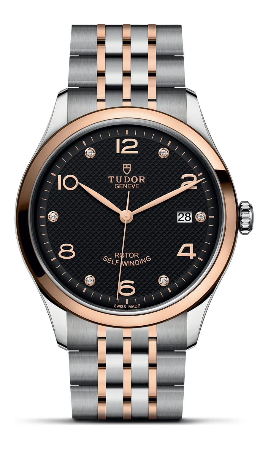 Tudor 1926 – 39 mm, Black Diamond-Set Dial, Steel and Rose Gold Bracelet 1