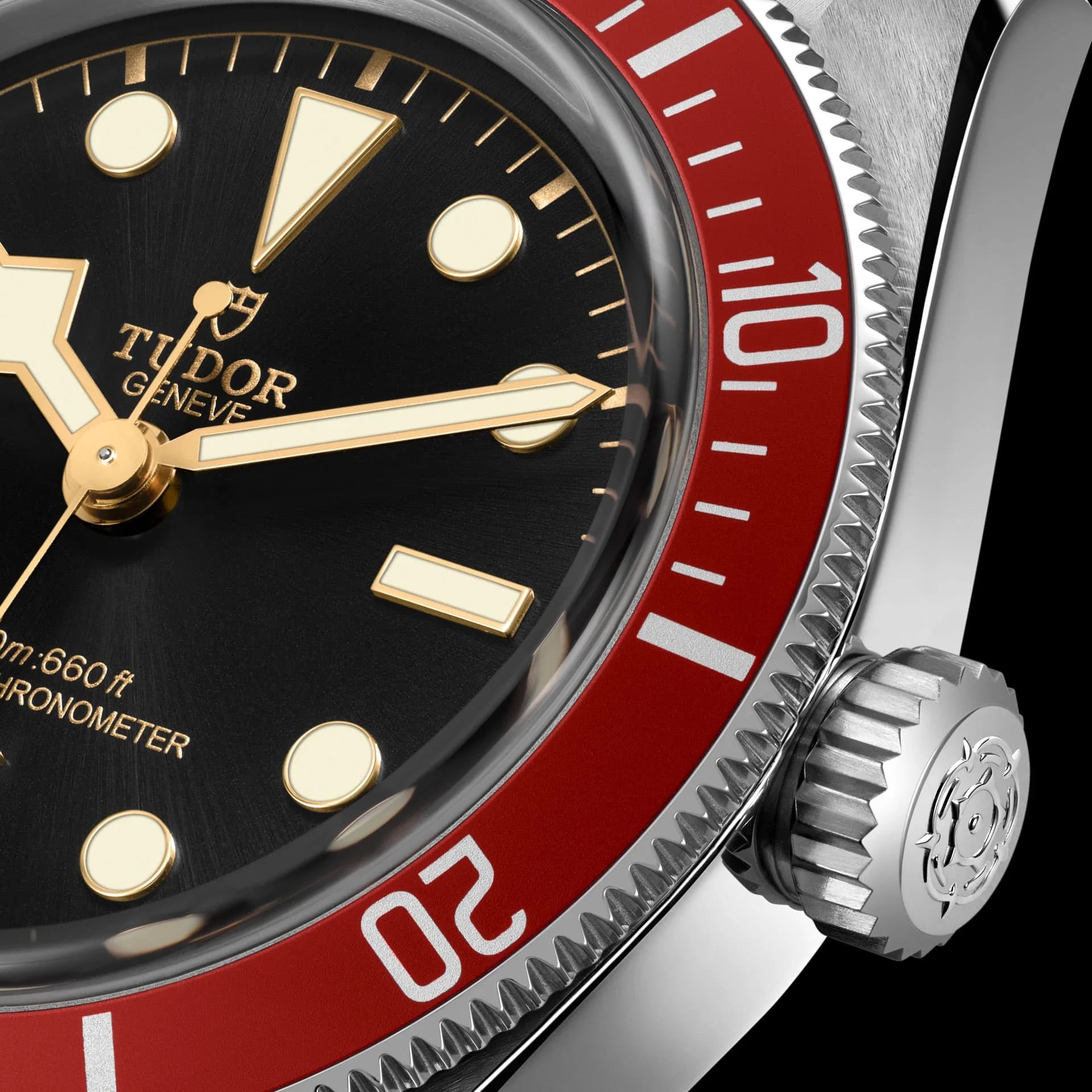 Tudor Black Bay – 41 mm, Black Dial, 5-Link Steel Bracelet, Burgundy Bezel 2