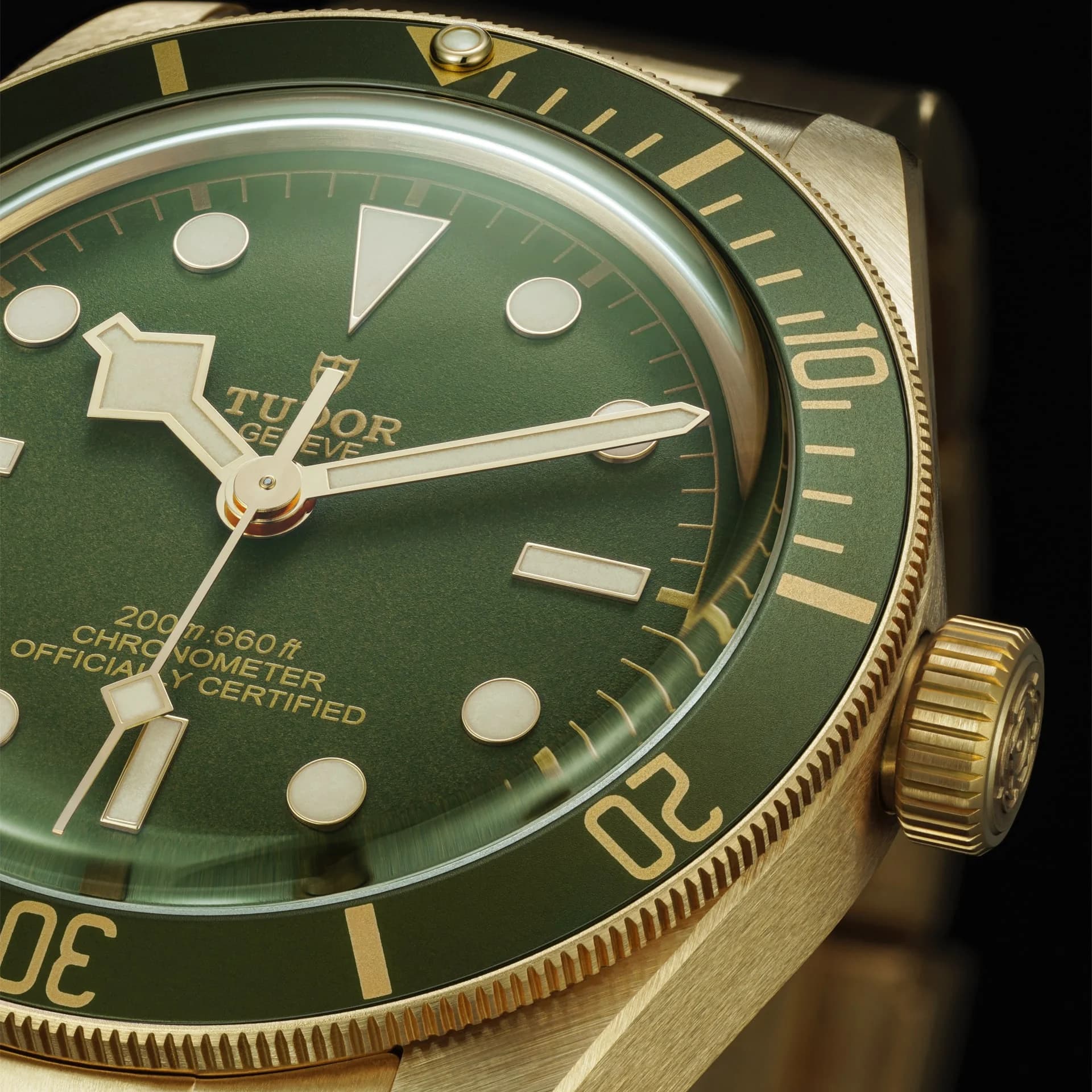 Tudor Black Bay 58 18K – 39 mm Yellow Gold, Green Dial, Yellow Gold Bracelet 2