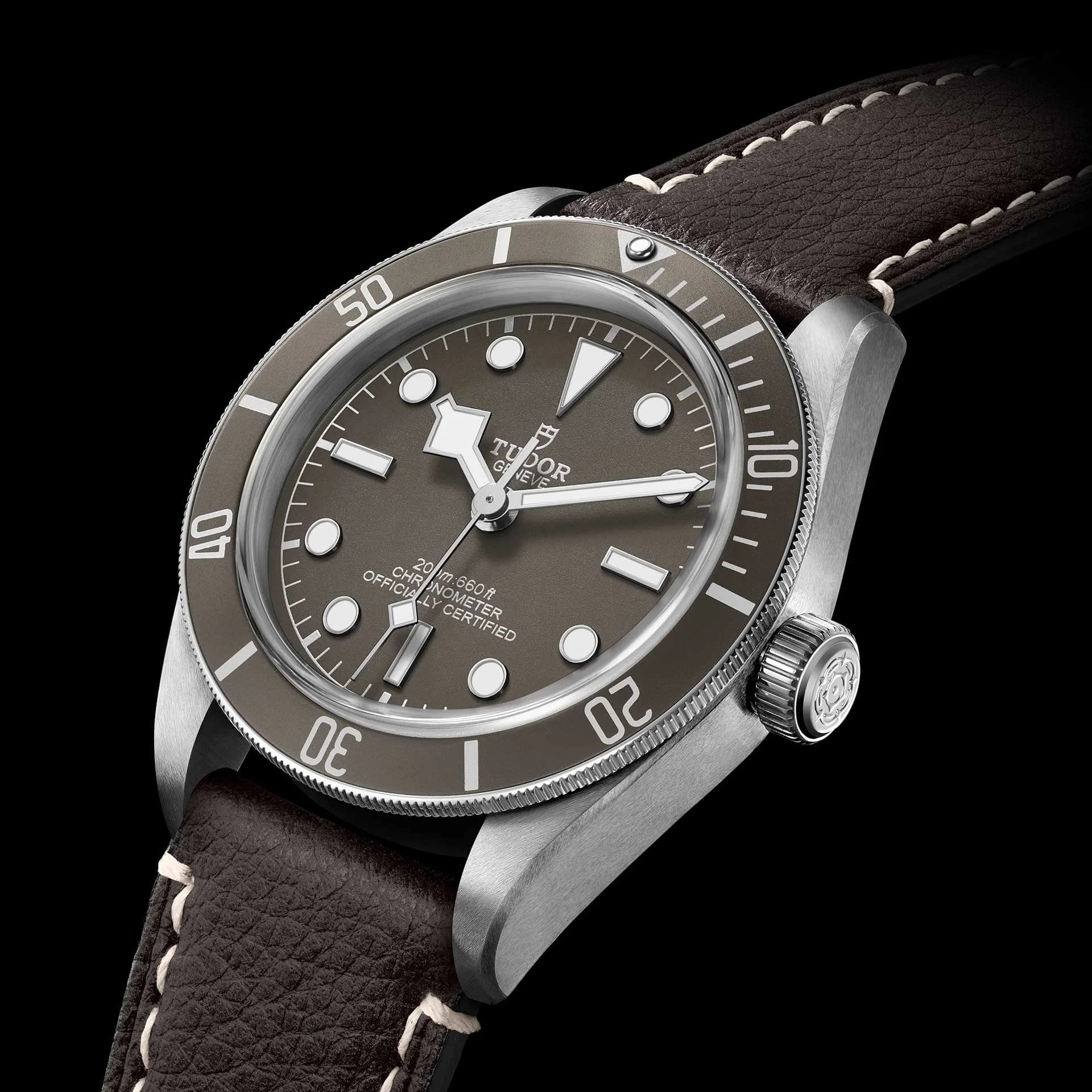 Tudor Black Bay 58 925 – 39 mm 925 Silver, Taupe Dial, Brown Leather Strap 2