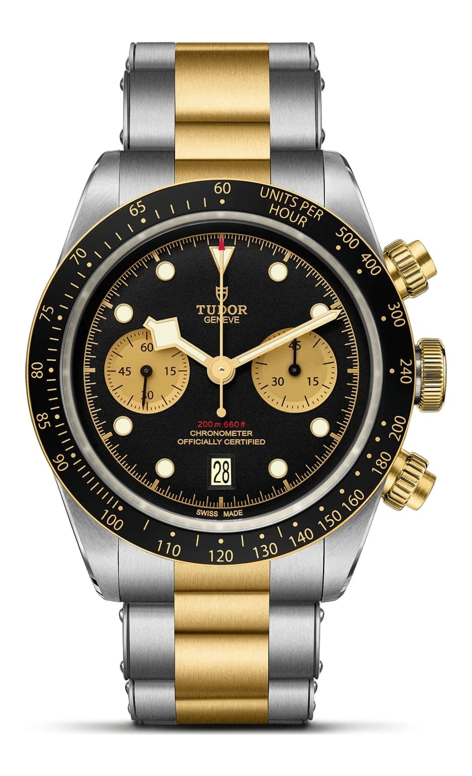 Tudor Black Bay Chrono S&G – 41 mm, Black Dial, Steel and Yellow Gold Bracelet 1