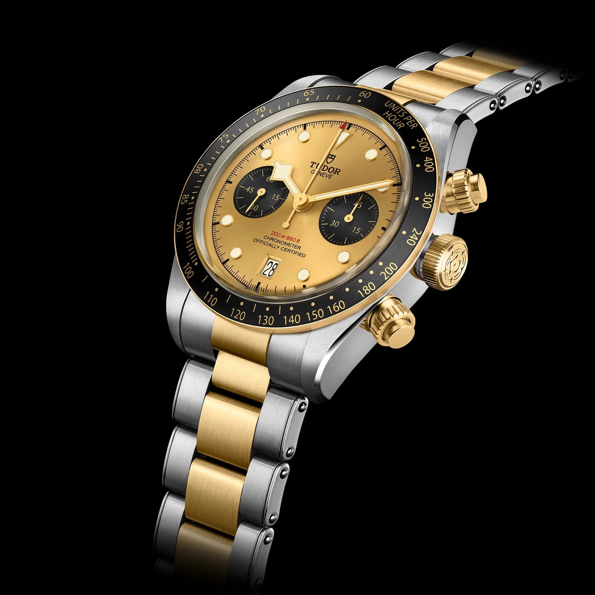 Tudor Black Bay Chrono S&G – 41 mm, Champagne Dial, Steel and Yellow Gold Bracelet 2