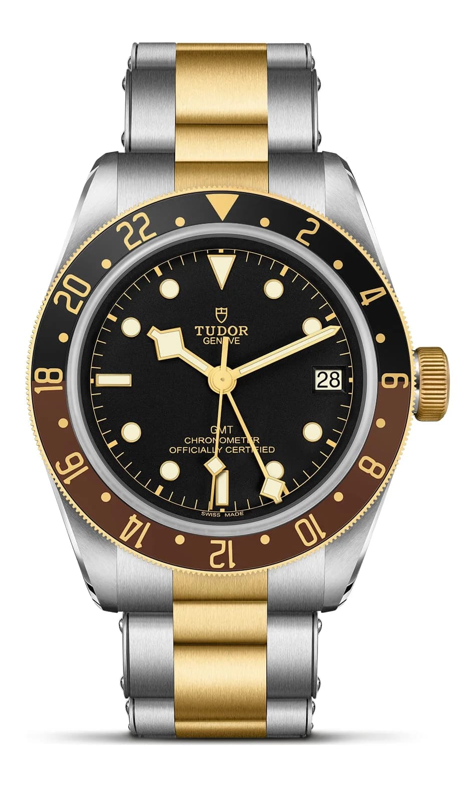 Tudor Black Bay GMT S&G – 41 mm, Black Dial, Steel and Yellow Gold Bracelet 1