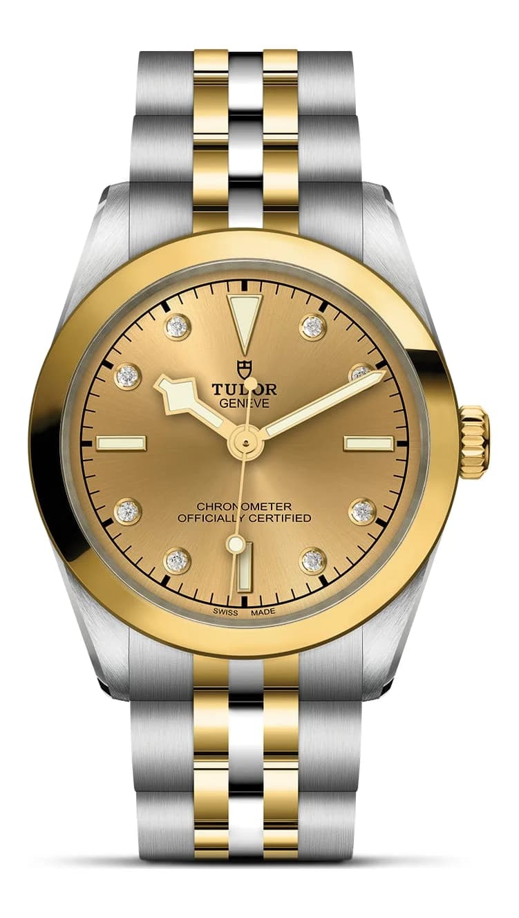 Tudor Black Bay One 31 S&G – Champagne Diamond-Set Dial, Steel and Yellow Gold Bracelet, Yellow Gold Bezel 1