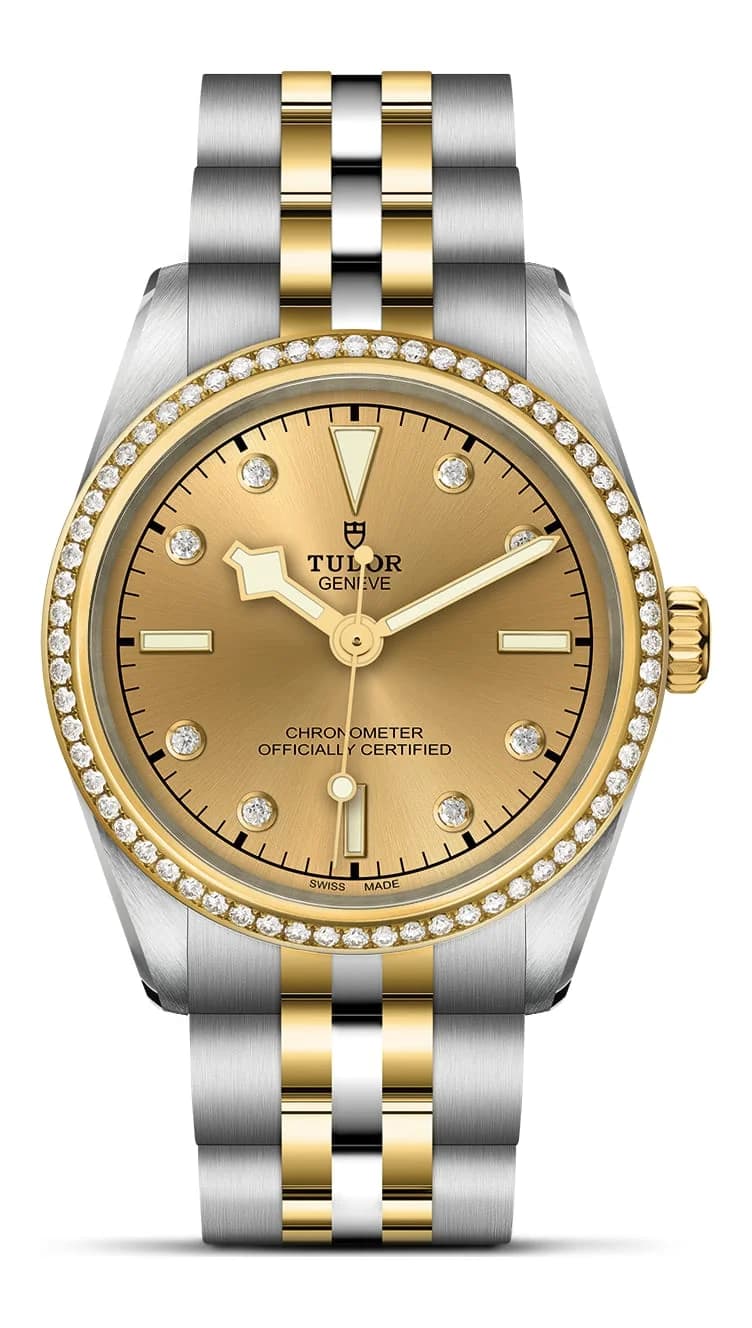 Tudor Black Bay One 31 S&G – Champagne Diamond-Set Dial, Steel and Yellow Gold Bracelet, Diamond-Set Yellow Gold Bezel 1