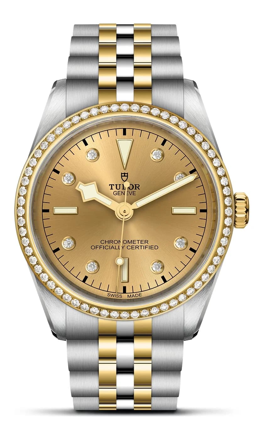 Tudor Black Bay One 36 S&G – Champagne Diamond-Set Dial, Steel and Yellow Gold Bracelet, Diamond-Set Yellow Gold Bezel 1