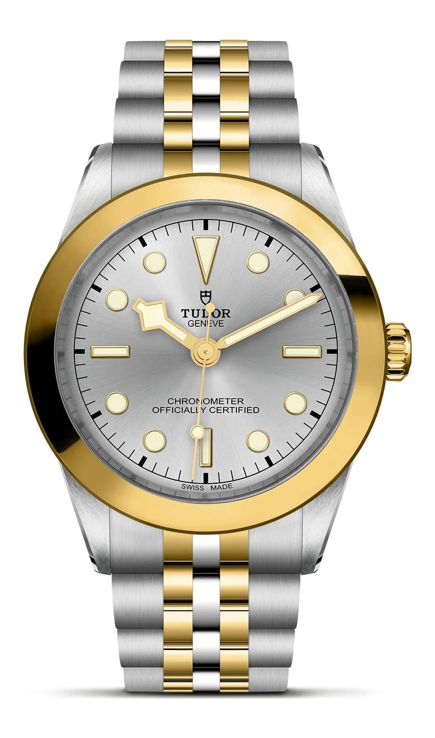 Tudor Black Bay One 39 S&G – Silver Dial, Steel and Yellow Gold Bracelet 1