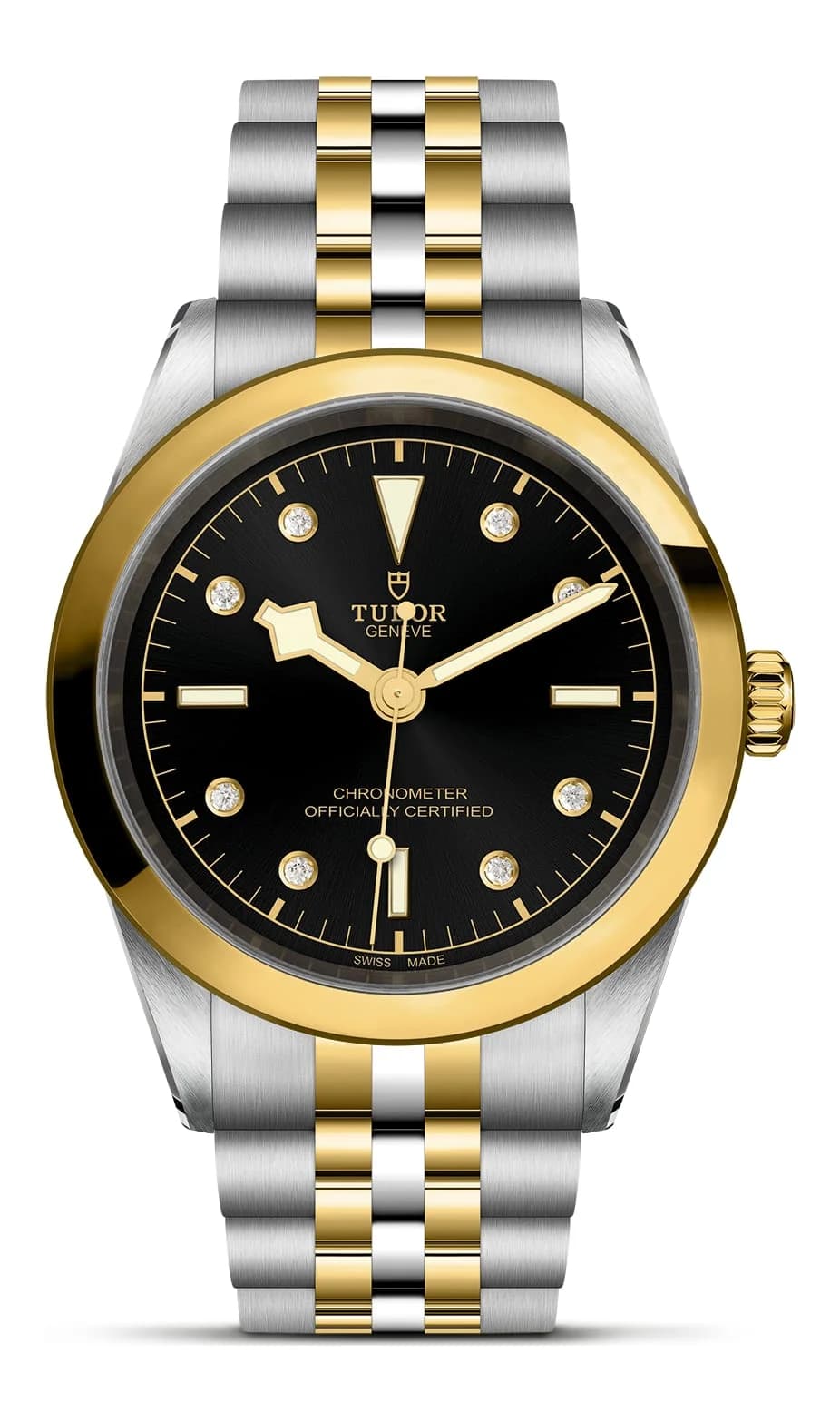 Tudor Black Bay One 41 S&G – Black Diamond-Set Dial, Steel and Yellow Gold Bracelet 1