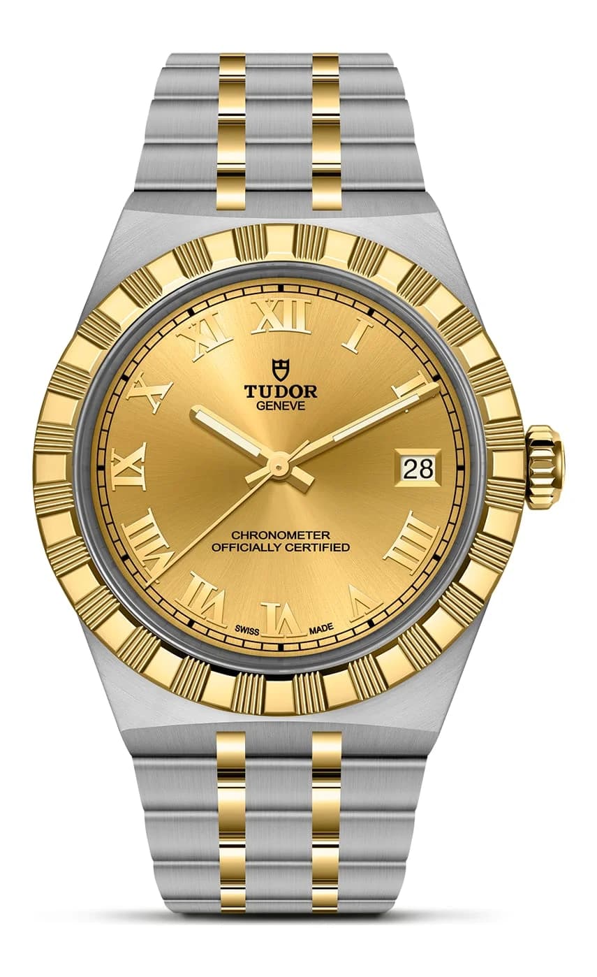Tudor Royal – 36 mm Steel and Yellow Gold, Champagne Dial, Steel and Yellow Gold Bracelet 1