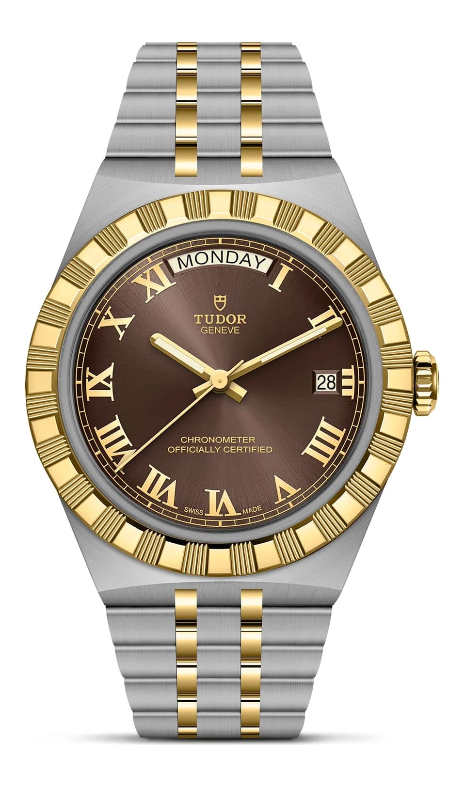 Tudor Royal – 40 mm Steel and Yellow Gold, Brown Dial, Steel and Yellow Gold Bracelet 1