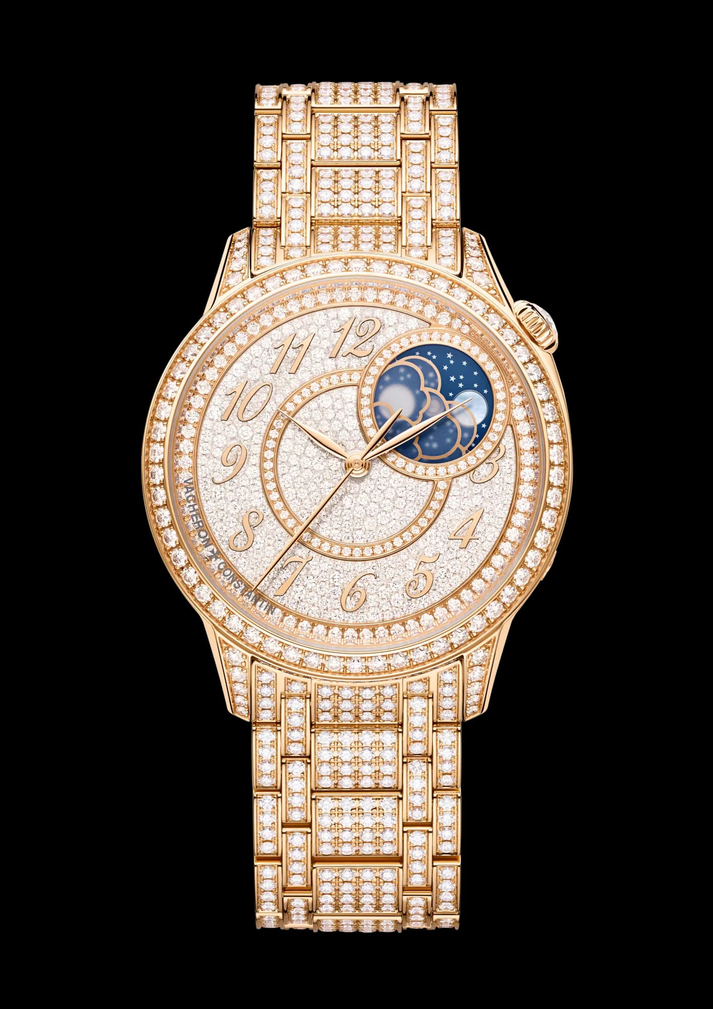 Vacheron Constantin Égérie Moon Phase Jewellery 37 mm Pink Gold 1