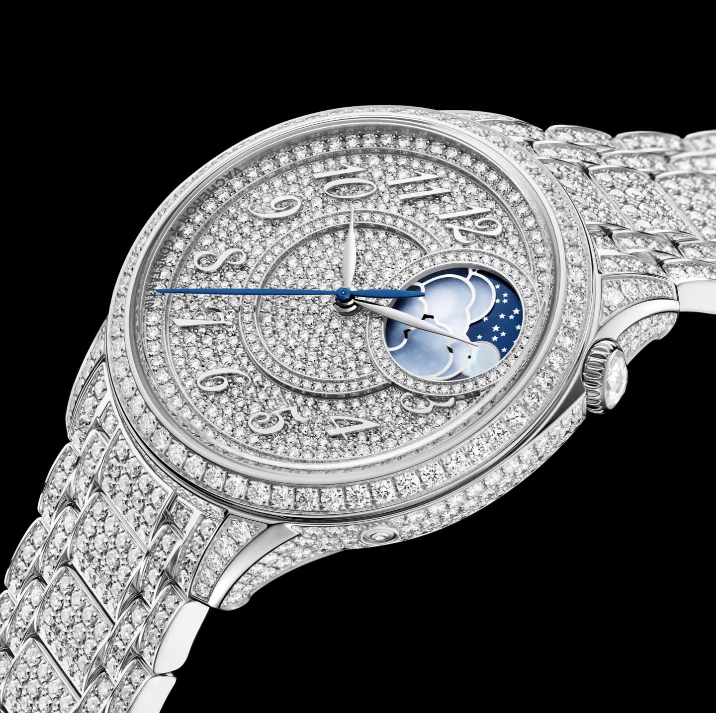 Vacheron Constantin Égérie Moon Phase Jewellery 37 mm White Gold 2