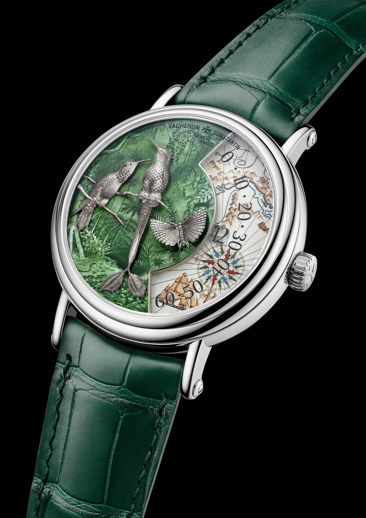 Vacheron Constantin Métiers d'Art Tribute to Explorer Naturalists - Terre de Feu 41 mm White Gold 2