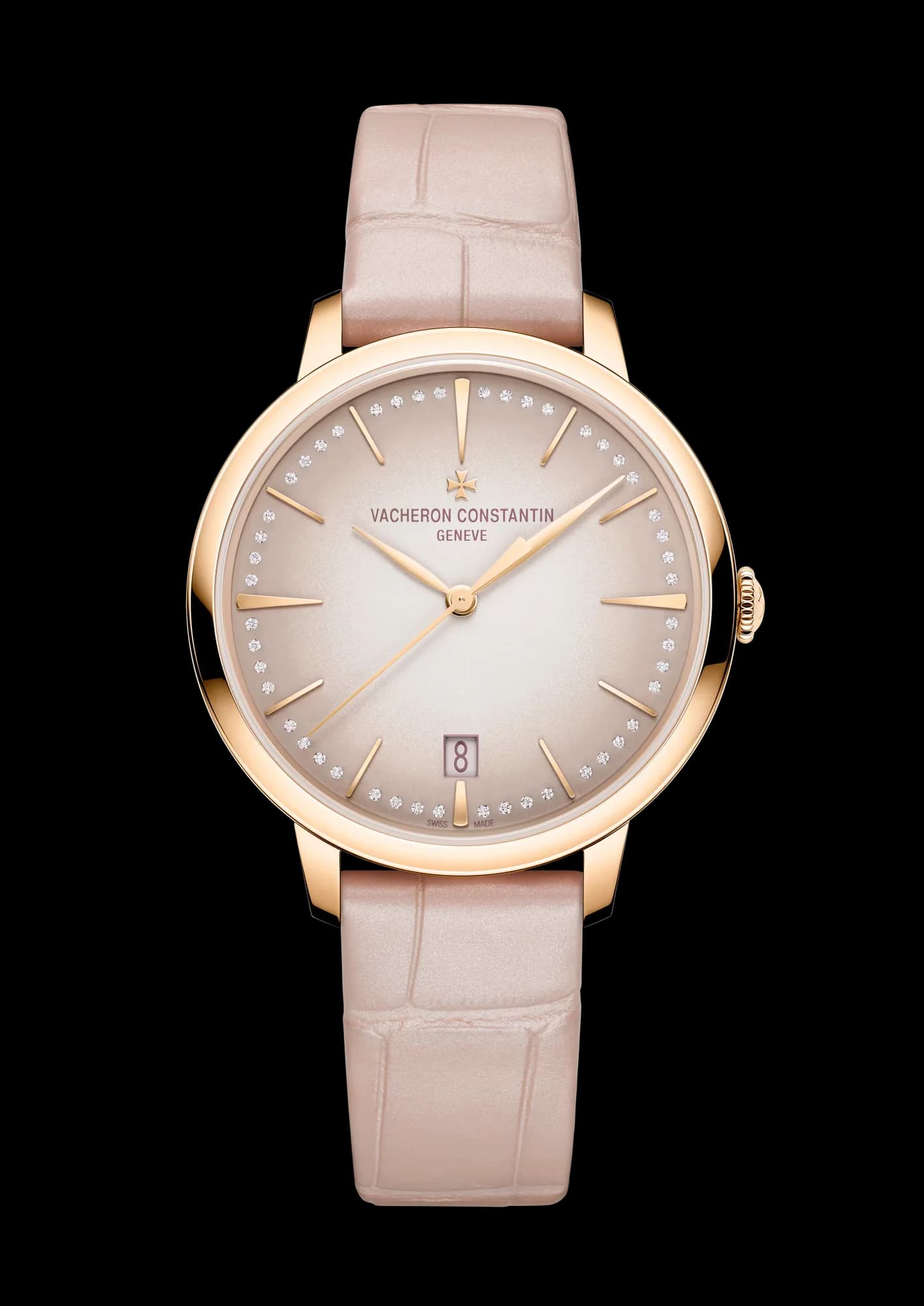 Vacheron Constantin Patrimony Self-Winding 36.5 mm Pink Gold – Pudra Pembe Kadran 1