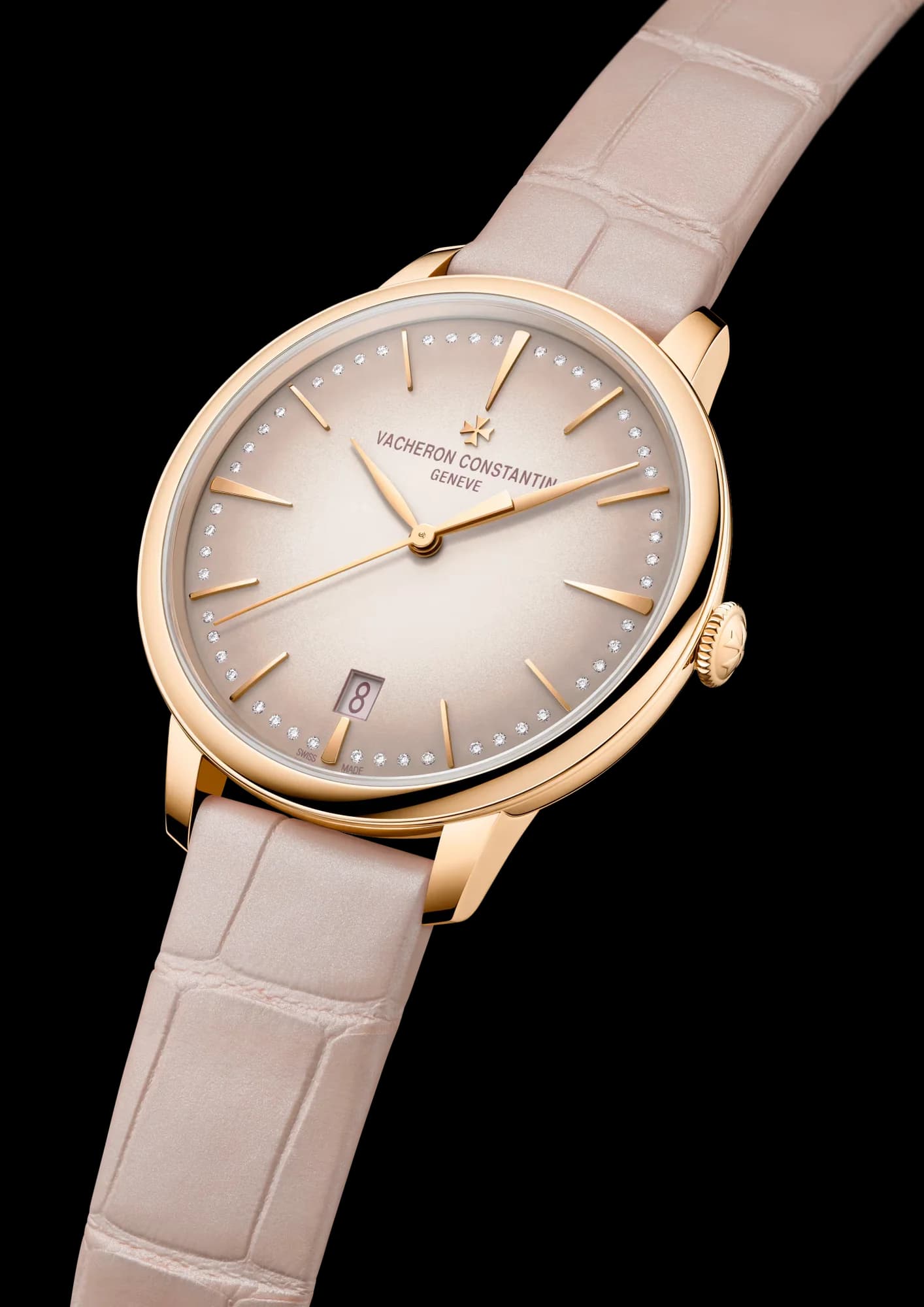 Vacheron Constantin Patrimony Self-Winding 36.5 mm Pink Gold – Pudra Pembe Kadran 2