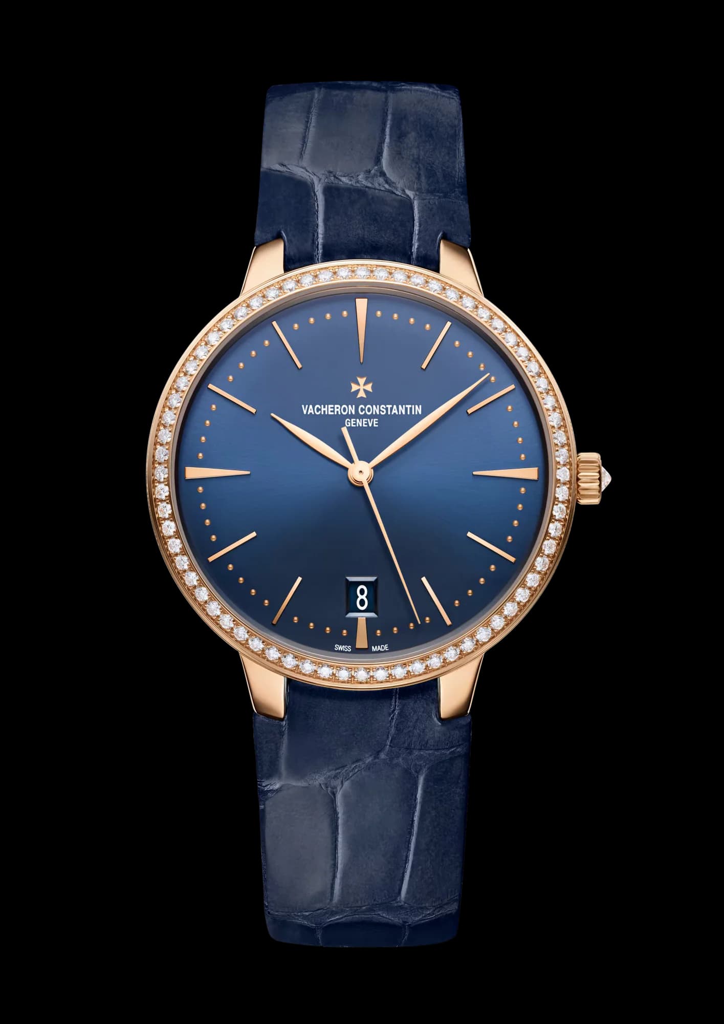 Vacheron Constantin Patrimony Self-Winding 36.5 mm Pink Gold – Gece Mavisi Kadran 1