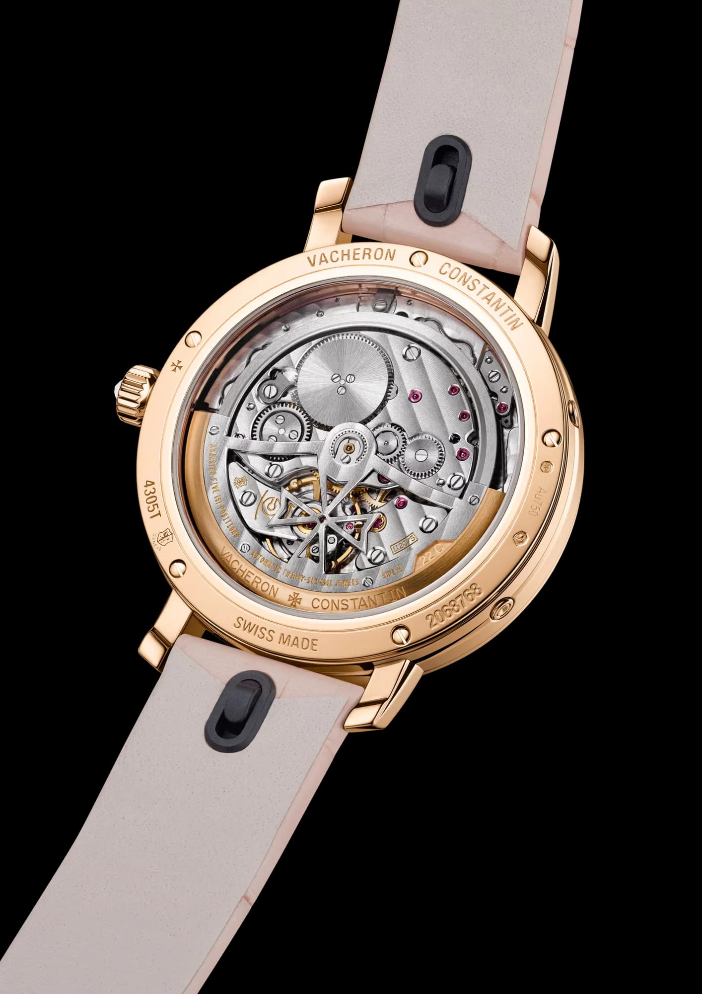 Vacheron Constantin Traditionnelle Perpetual Calendar Ultra-Thin 36.5 mm Pink Gold – Beyaz Sedef Kadran 3