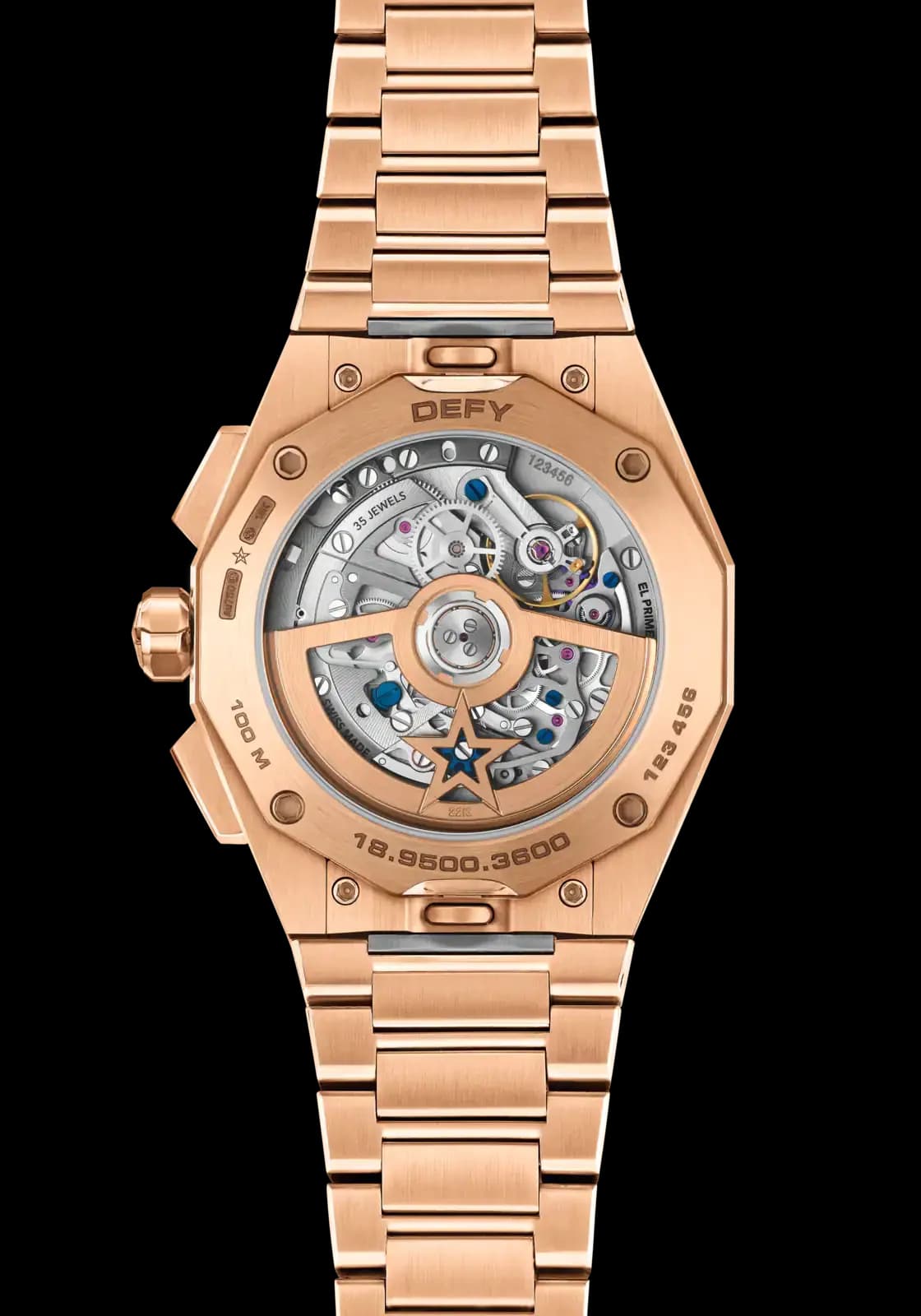 Zenith Defy Skyline Chronograph – Pembe Altın, Antrasit Kadran 2
